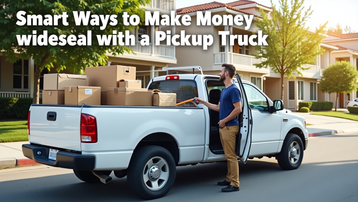 Smart Ways to Make Money with a Pickup Truck