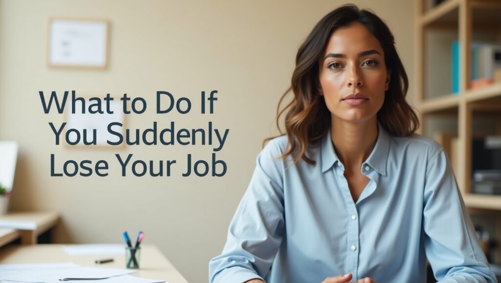 What to Do If You Suddenly Lose Your Job